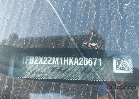 2017 Ford Transit-350 Xlt z USA, uszkodzony, nr VIN 1FBZX2ZM1HKA20671